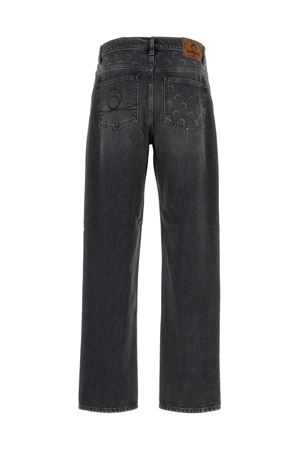 Jeans in denim di cotone grigio MARINE SERRE | MPA066BCDEN0006GR90